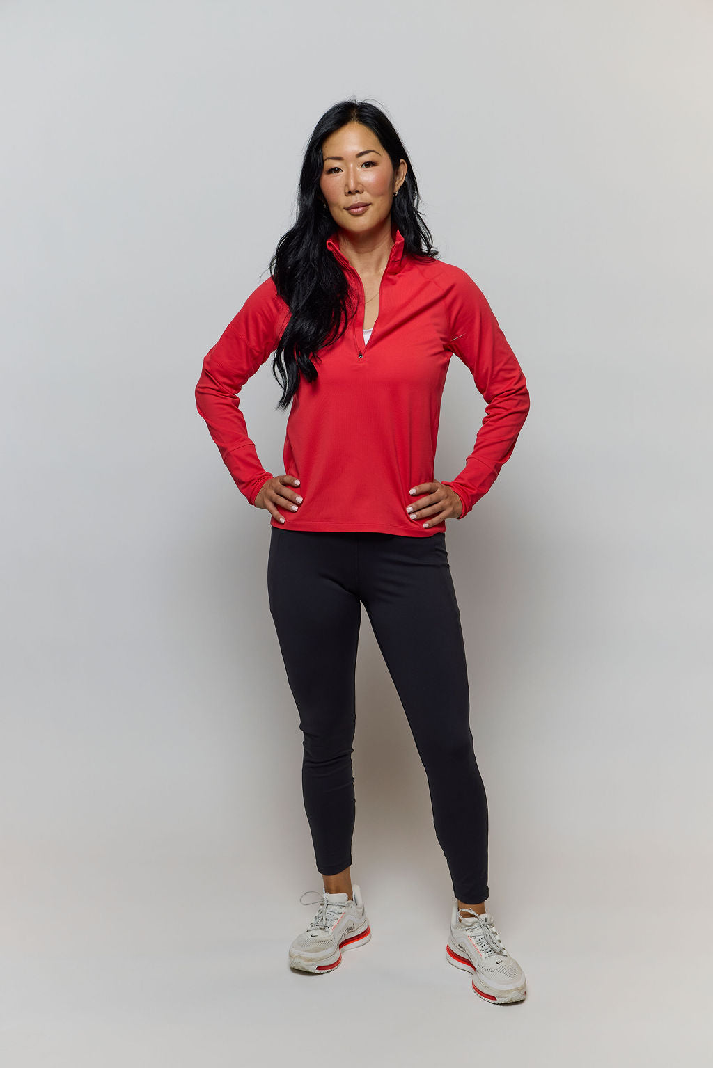 Running jacket Zip Top