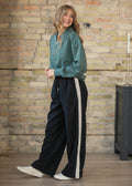 Wide Leg Track Pants
