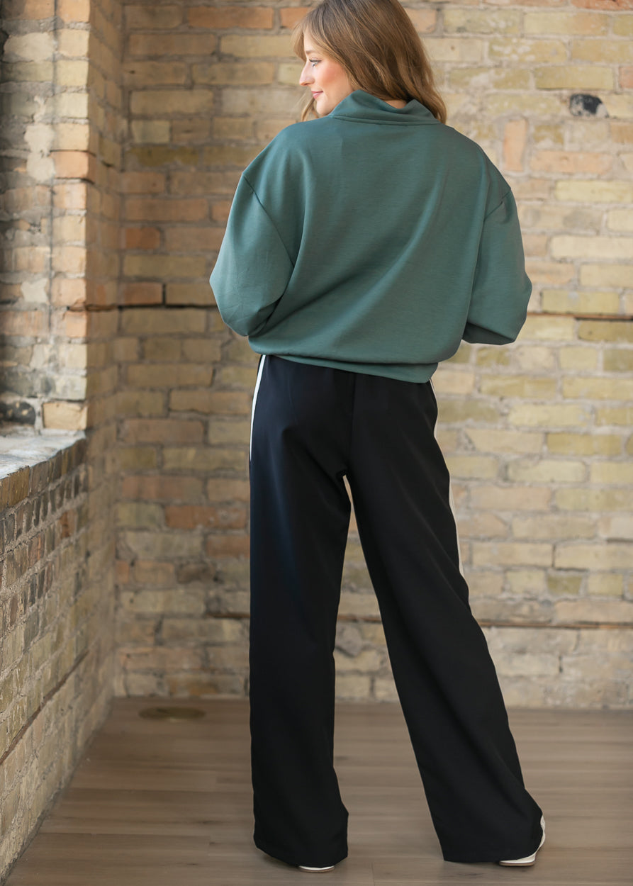 Wide Leg Track Pants