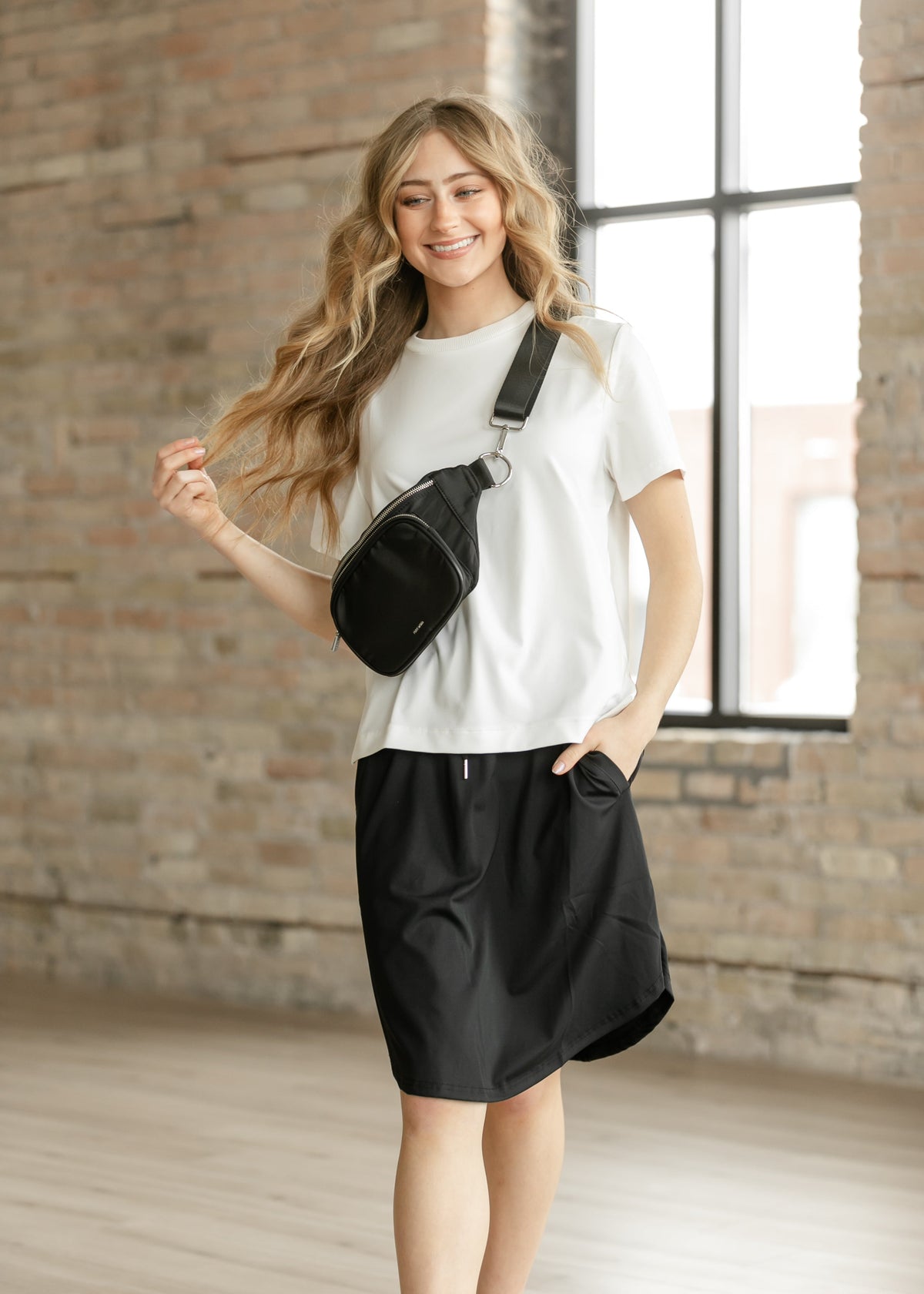 Black Athletic Sport Skirt
