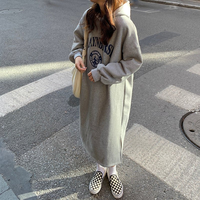 Loose Slim Long Hoodie Sweater