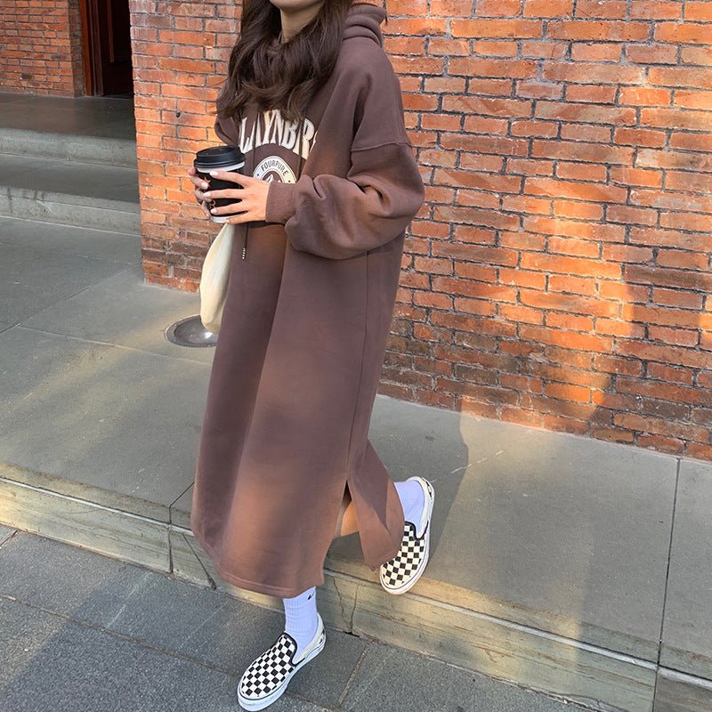 Loose Slim Long Hoodie Sweater