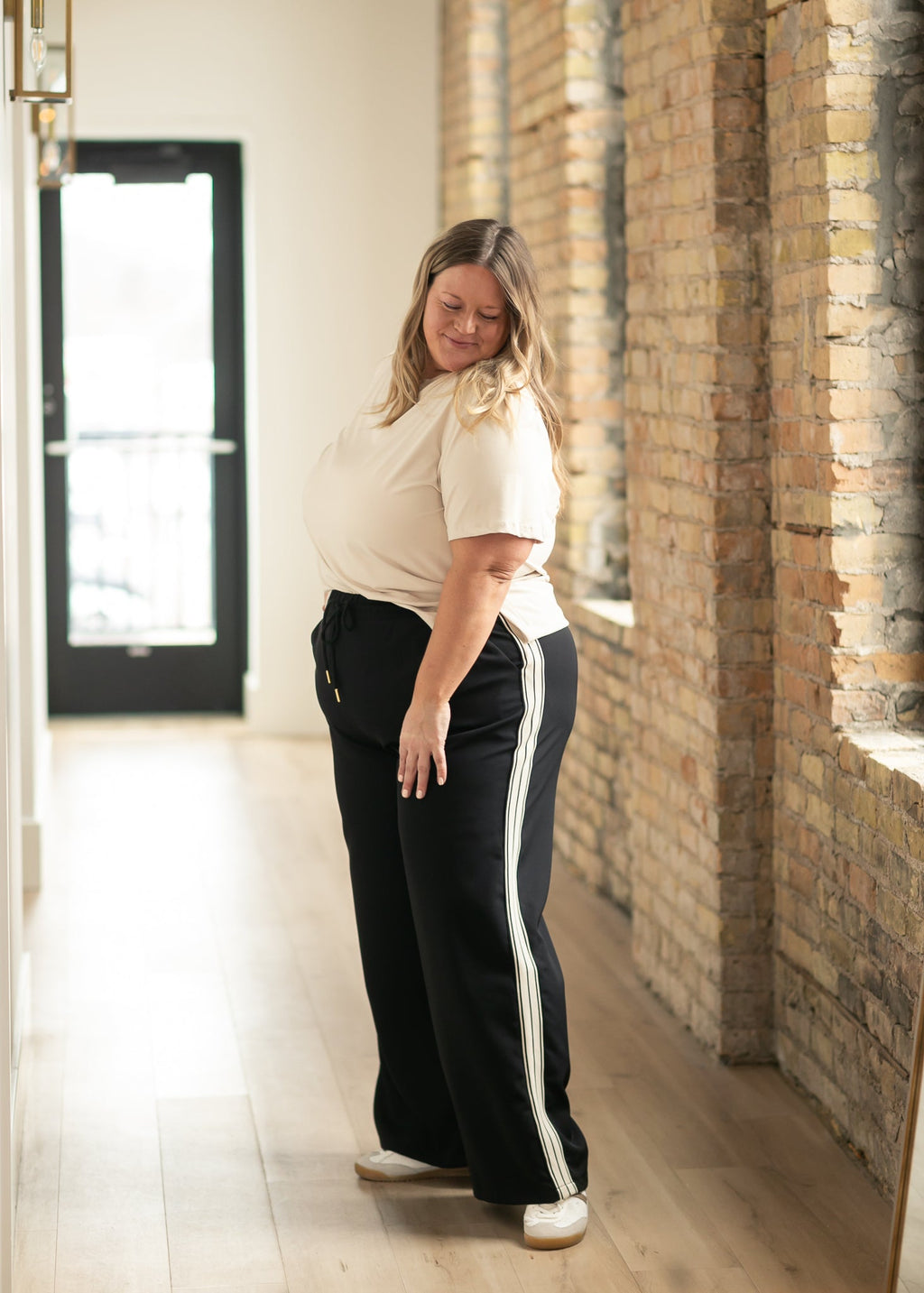 Wide Leg Track Pants